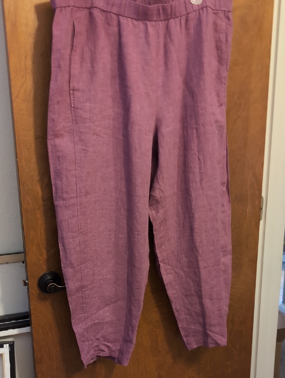 Eileen Fisher Plum Lightweight Pants
